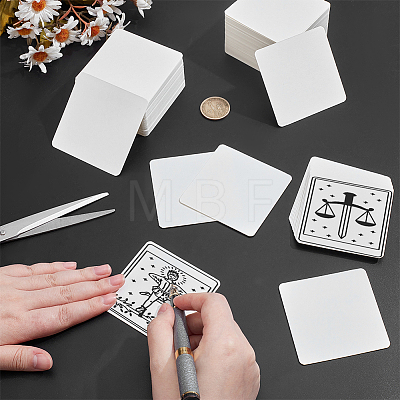 Square Paper Blank Greeting Cards DIY-NB0015-57A-1