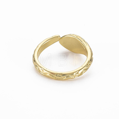 Snake Shape Rack Plating Alloy Cuff Rings RJEW-Q163-024A-RS-1