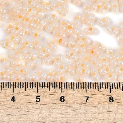 Opaque Colours Luster Glass Seed Beads X1-SEED-K010-04F-1