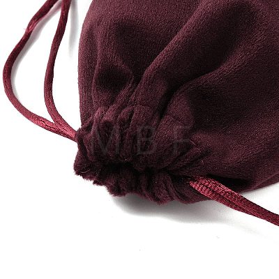 Velvet Jewelry Drawstring Storage Pouches ABAG-P013-02B-04-1