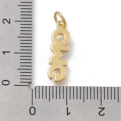 Brass Micro Pave Cubic Zirconia Pendants KK-D431-077G-1