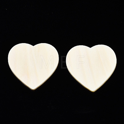 Unfinished Wood Heart Cutout Shape WOOD-Q037-13-1