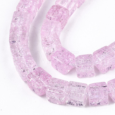 Crackle Glass Beads GLAA-S192-005F-1