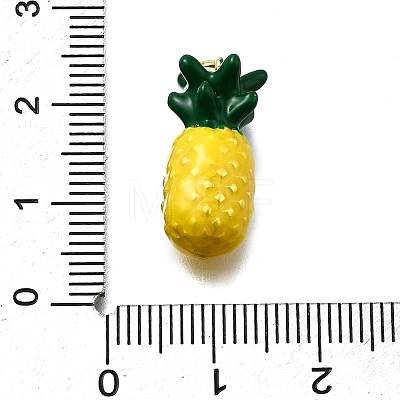 Brass Enamel Pendants KK-K400-25-1