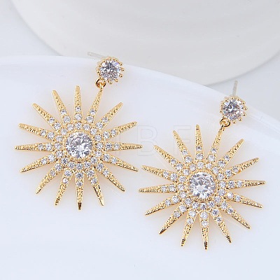 Alloy Rhinestone Stud Earrings FS-WGE0AD6-43-1