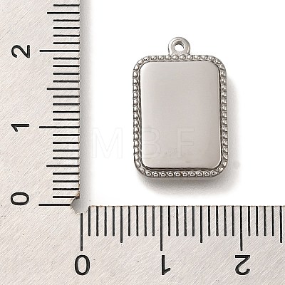 304 Stainless Steel Pendants STAS-S148-06P-1