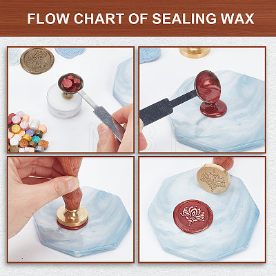 Wax Seal Stamp Set AJEW-WH0208-809-1