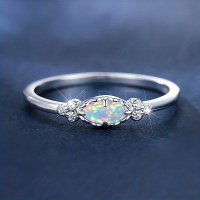 Alloy Rhinestone Plain Band Rings PW-WG1313D-03-1