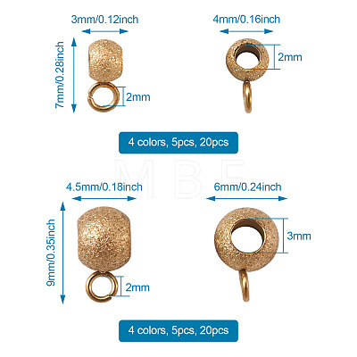 PVD Vacuum Plating 304 Stainless Steel Tube Bails STAS-TA0004-55-1