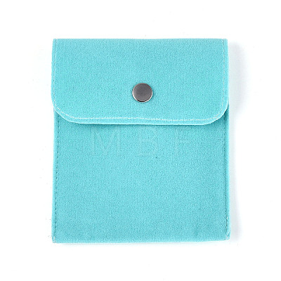 Double-Sided Velvet Jewelry Rectangle Bags for Earrings Rings Bracelets Necklaces TP-N004-01C-1