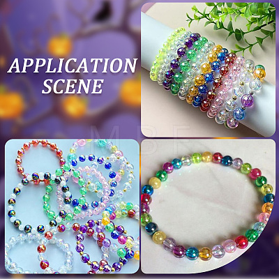 Thanksgiving Day Themed Transparent Acrylic Beads MACR-SP0001-32A-1