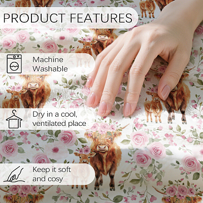 Rectangle Velet Blanket AJEW-WH0574-016-1