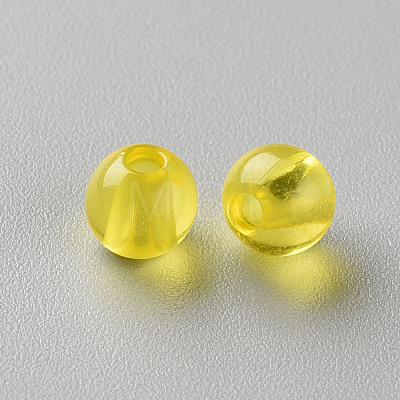 Transparent Acrylic Beads MACR-S370-A6mm-717-1