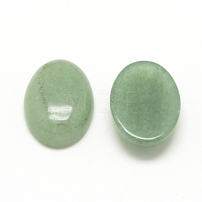 Natural Green Aventurine Cabochons G-R415-18x25-43-1