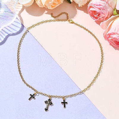 304 Stainless Steel Necklaces NJEW-FS00003-1