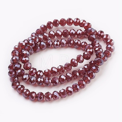 Electroplate Glass Beads Strands LS-GLAA-K027-PL-A03-1