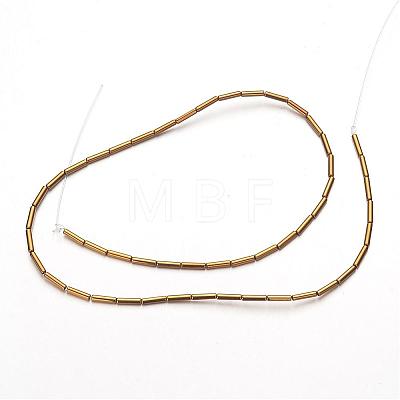 Electroplate Non-magnetic Synthetic Hematite Bead Strands G-F300-37B-08-1