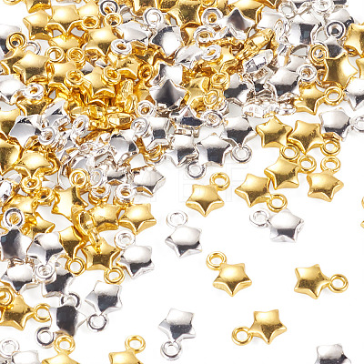 140Pcs 2 Colors Alloy Pendants FIND-TA0011-09-1