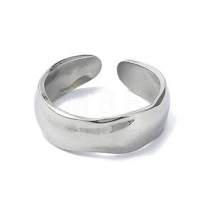 304 Stainless Steel Cuff Simple Rings RJEW-M019-65P-1