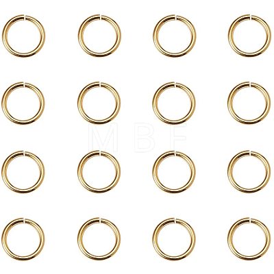 Brass Jump Rings KK-PH0006-8mm-G-1