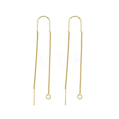 Craftdady Brass Stud Earring Findings KK-CD0001-02-1