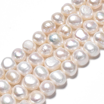 Natural Cultured Freshwater Pearl Beads Strands X-PEAR-N014-08A-1