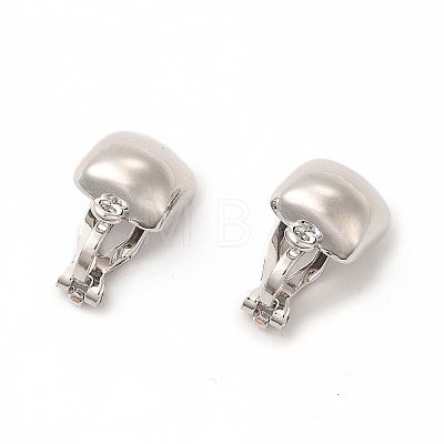 Alloy Clip-on Earring Findings X-PALLOY-M208-05P-1