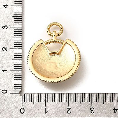 Brass Enamel Pendants KK-U055-12G-02-1