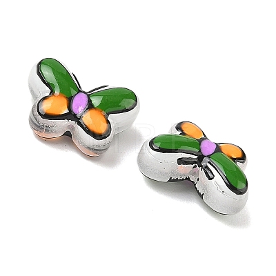 Transparent Glass Enamel Beads LAMP-C023-02F-1