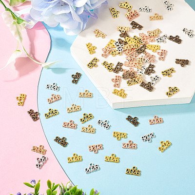 120Pcs 6 Colors Alloy Pendants FIND-TA0006-34-1