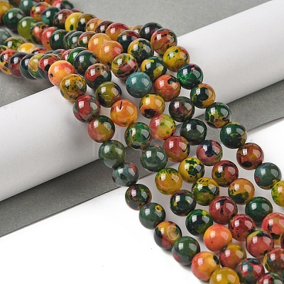 Natural Agate Bead Strands G-C116-B01-06-1