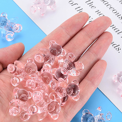 Transparent Acrylic Beads MACR-S373-71-B07-1