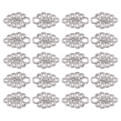20Pcs Zinc Alloy Adjustable Jean Button Pins FIND-FH0017-92P-1