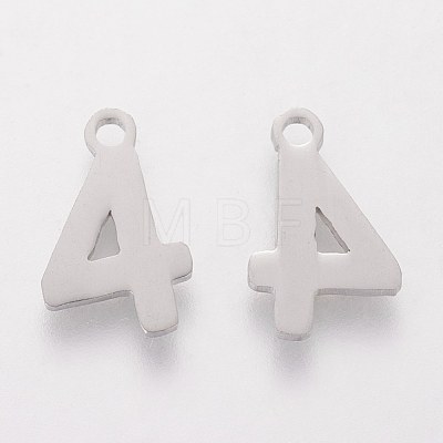 201 Stainless Steel Charms STAS-Q201-T408-4-1