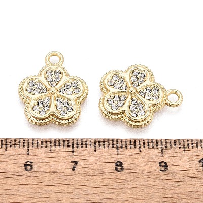 Alloy & Crystal Rhinestone Pendants PALLOY-T095-03KCG-1