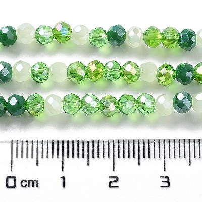 Glass Beads Strands EGLA-A034-M4mm-11-1