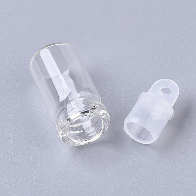 Glass Bottle Pendant Decoration X-CON-T001-001-1