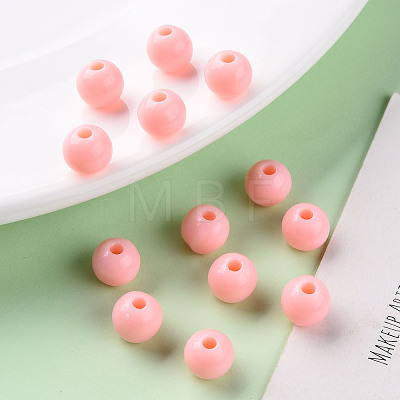 Opaque Acrylic Beads X-MACR-S370-C8mm-A12-1