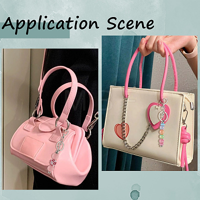 10Pcs Alloy Keychain Clasps KEYC-SC0001-79B-1