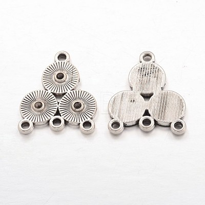 Alloy Rhinestone Connector Settings X-EA10684Y-1