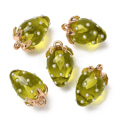 Resin Pendants FIND-C096-01G-01-1
