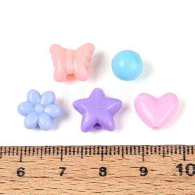 Mixed Shapes Plastic Beads KY-T041-29M-1