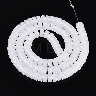 Imitation Jade Glass Beads Strands GLAA-N026-4x8mm-J01-1