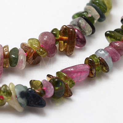 Natural Tourmaline Beads Strands X-G-F328-37-1