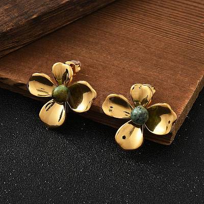 304 Stainless Steel Stud Earrings STAS-Z112-20G-01-1