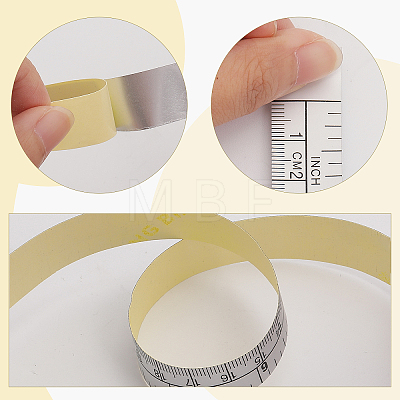 3Pcs 3 Style Self-Adhesive Workbench Measuring Tape TOOL-CA0001-26-1