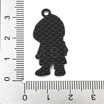 Halloween Alloy Enamel Pendants ENAM-M220-02B-B-1