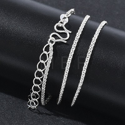 1.5MM Brass Wheat Chain Necklaces for Women KK-CBA4FD4-10S-1