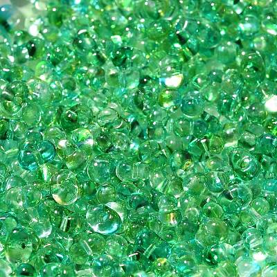 Transparent Baking Paint Glass Seed Beads SEED-A033-06A-18-1