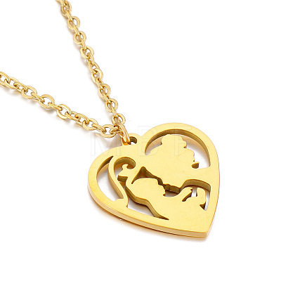 Mother's Day 304 Stainless Steel Necklaces WG8B3FE-01-1